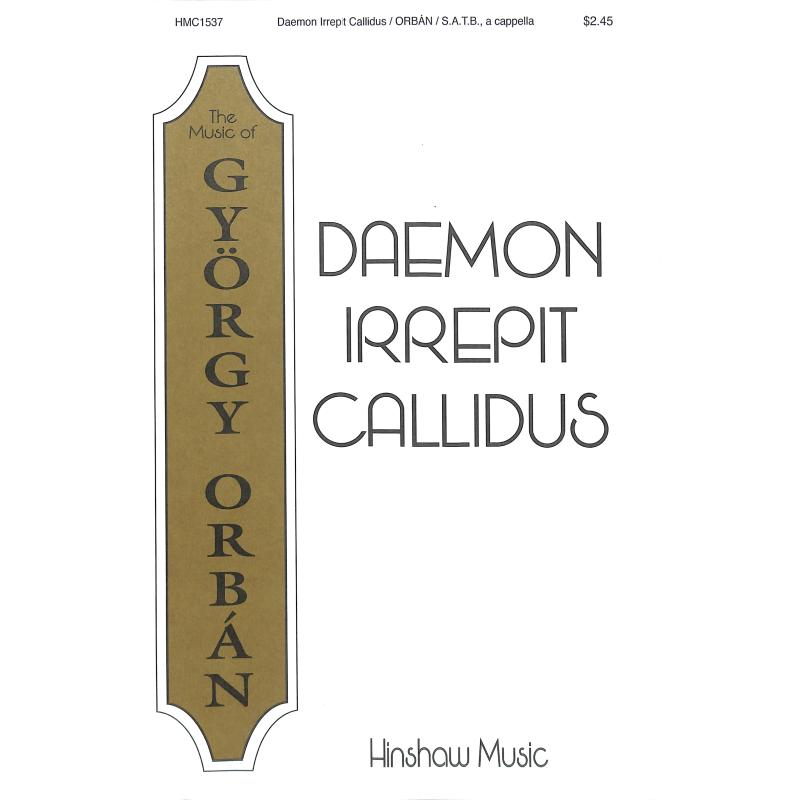 Titelbild für HL 8763856 - DAEMON IRREPIT CALLIDUS