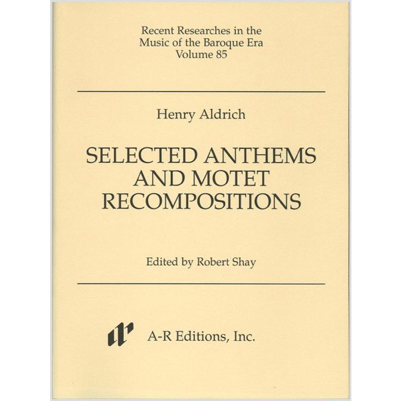 Titelbild für AREDITION -B085 - Selected Anthems + Motet recompositions