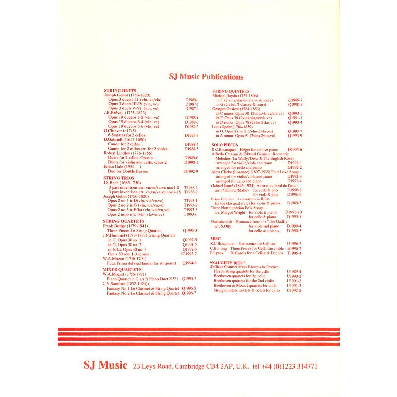 Notenbild für SJMUSIC -Q1996-1 - MOVEMENT (QUARTETT C-MOLL D 103)