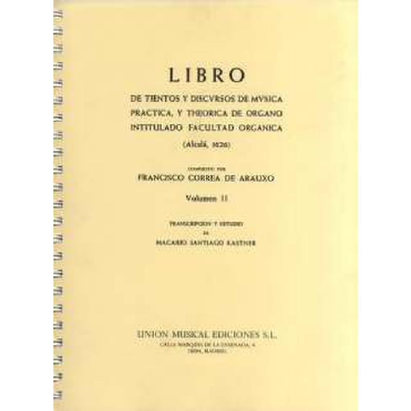 Titelbild für UMP 19382 - LIBRO DE TIENTOS 2