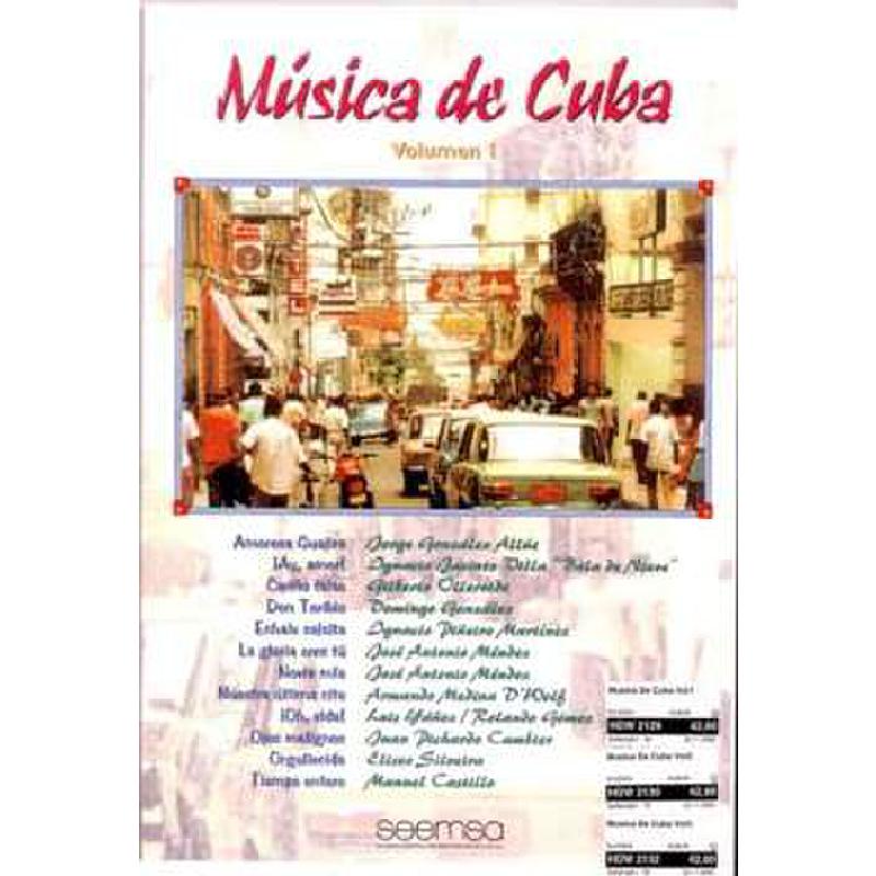 Titelbild für HDW 2129 - MUSICA DE CUBA 1