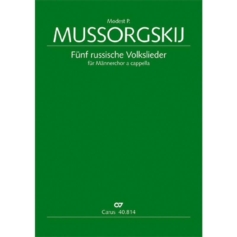 Titelbild für CARUS 40814-00 - 5 russische Volkslieder