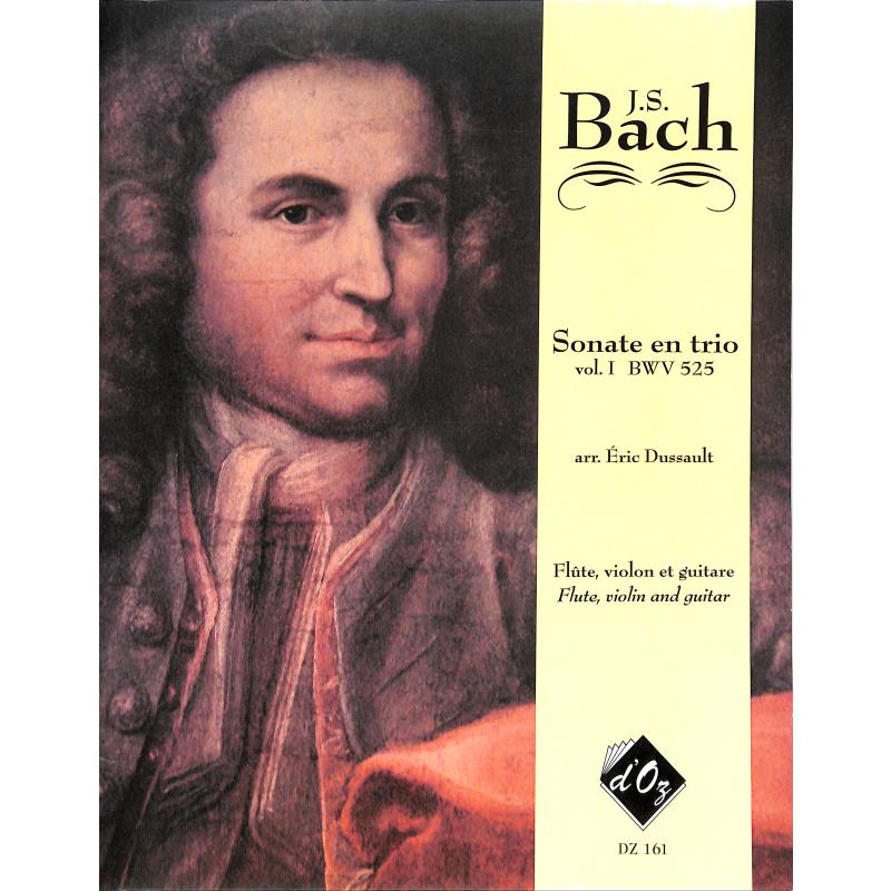 Titelbild für DOZ 161 - 6 SONATES EN TRIO 1 ES-DUR BWV 525