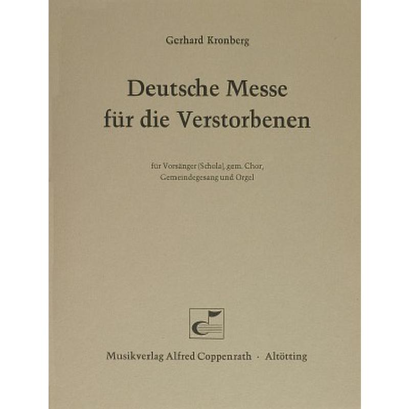 Titelbild für CARUS 91972-00 - Deutsche Messe für die Verstorbenen
