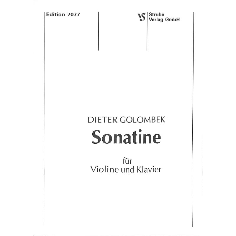 Titelbild für VS 7077 - SONATINE
