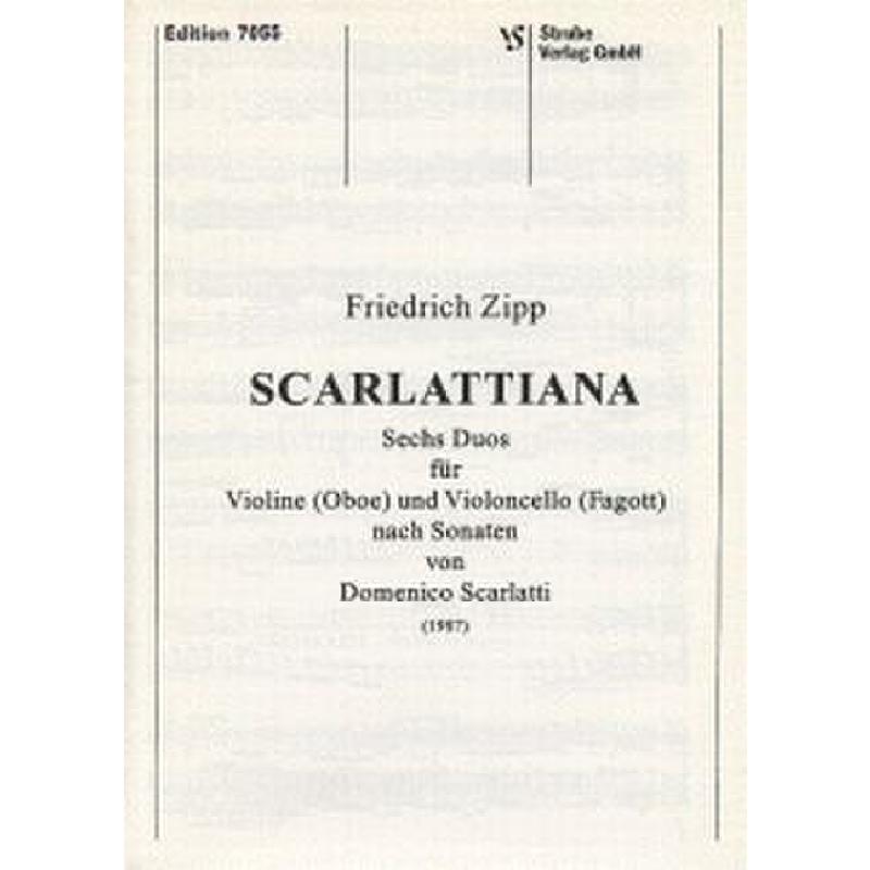 Titelbild für VS 7055 - SCARLATTIANA - 6 DUOS
