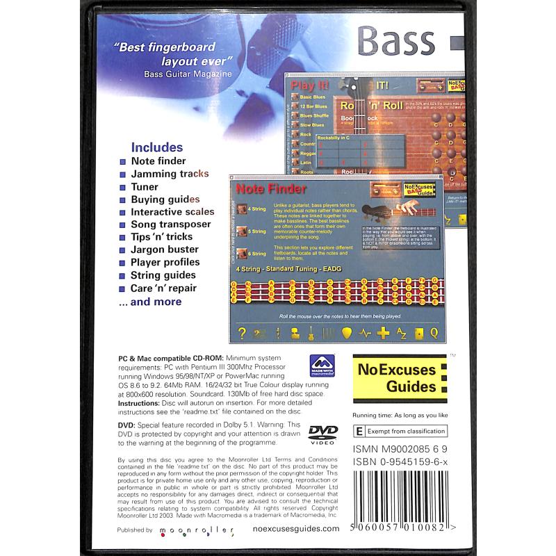 Notenbild für ISBN 0-9545159-6-X - BASS - A COMPREHENSIVE GUIDE FOR ALL STYLES AND ABILITIES