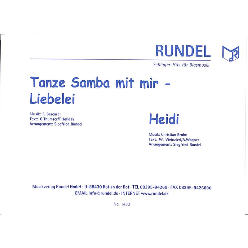 Titelbild für RUNDEL 1430 - HEIDI + TANZE SAMBA MIT MIR + LIEBELEI