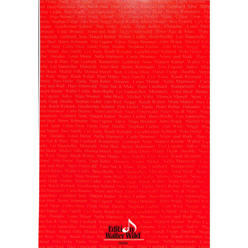 Notenbild für WILD 70016 - SWISS FAKE BOOK