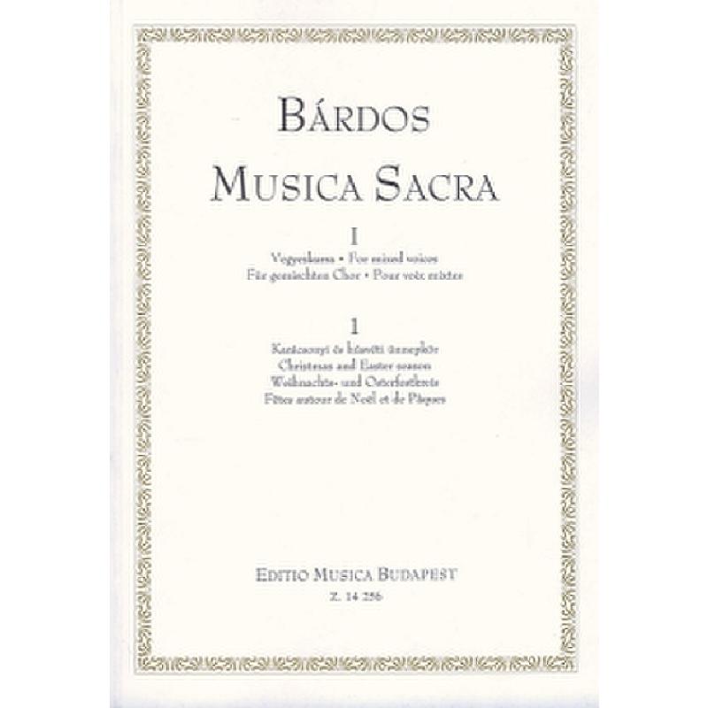 Titelbild für EMB 14256 - MUSICA SACRA 1/1 WEIHNACHTS + OSTERFESTKREIS