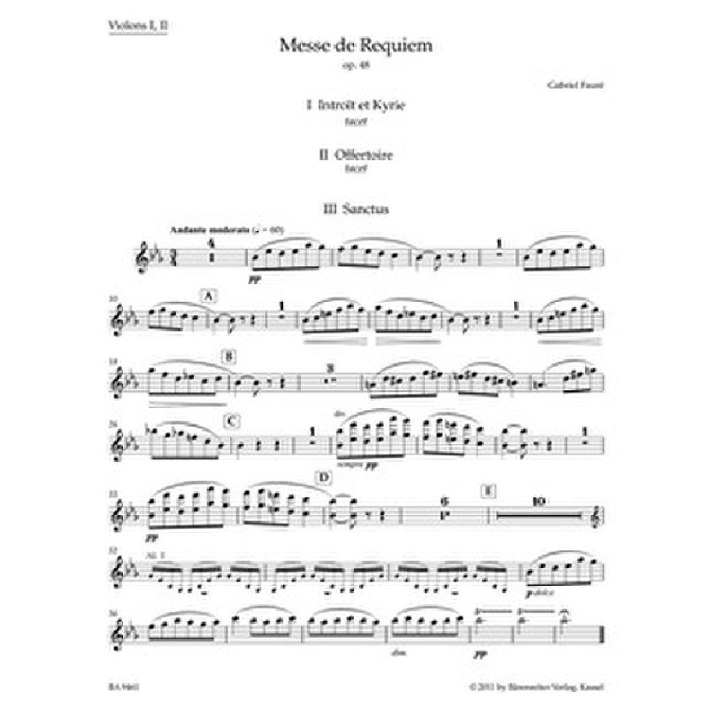 Titelbild für BA 9461-74 - Messe de Requiem op 48