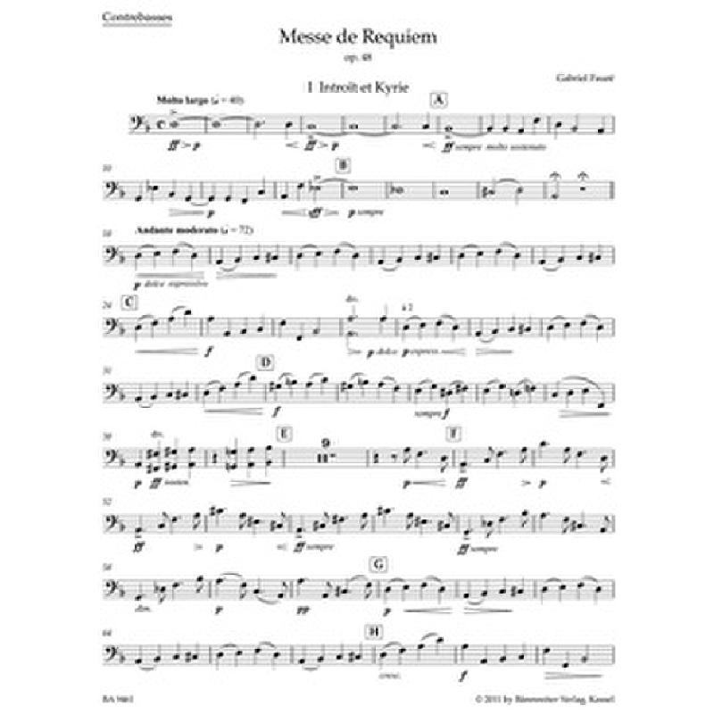 Titelbild für BA 9461-85 - Messe de Requiem op 48