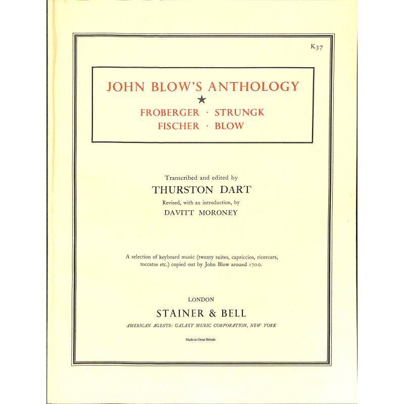 Titelbild für STAINER -K37 - JOHN BLOW'S ANTHOLOGY