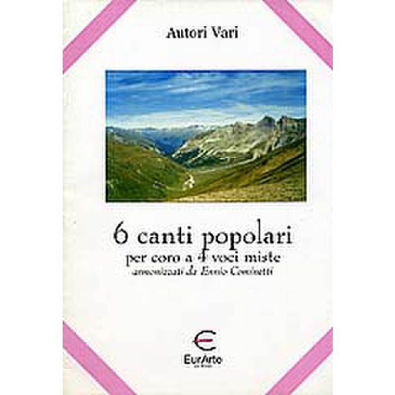 Titelbild für EAP 0103 - 6 CANTI POPOLARI