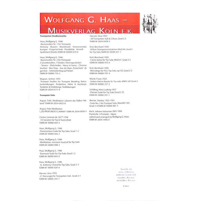 Notenbild für HAAS 1445-0 - PARTITA 3 - PRELUDIO GIGUE BWV 1006