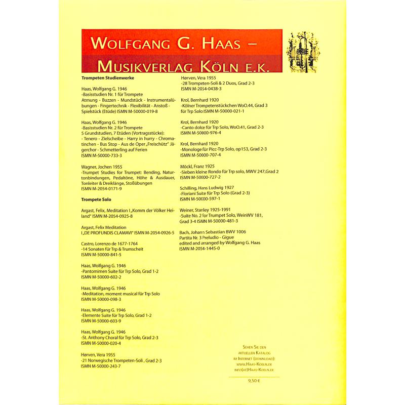 Notenbild für HAAS 0027-9 - SINFONIA BWV 29