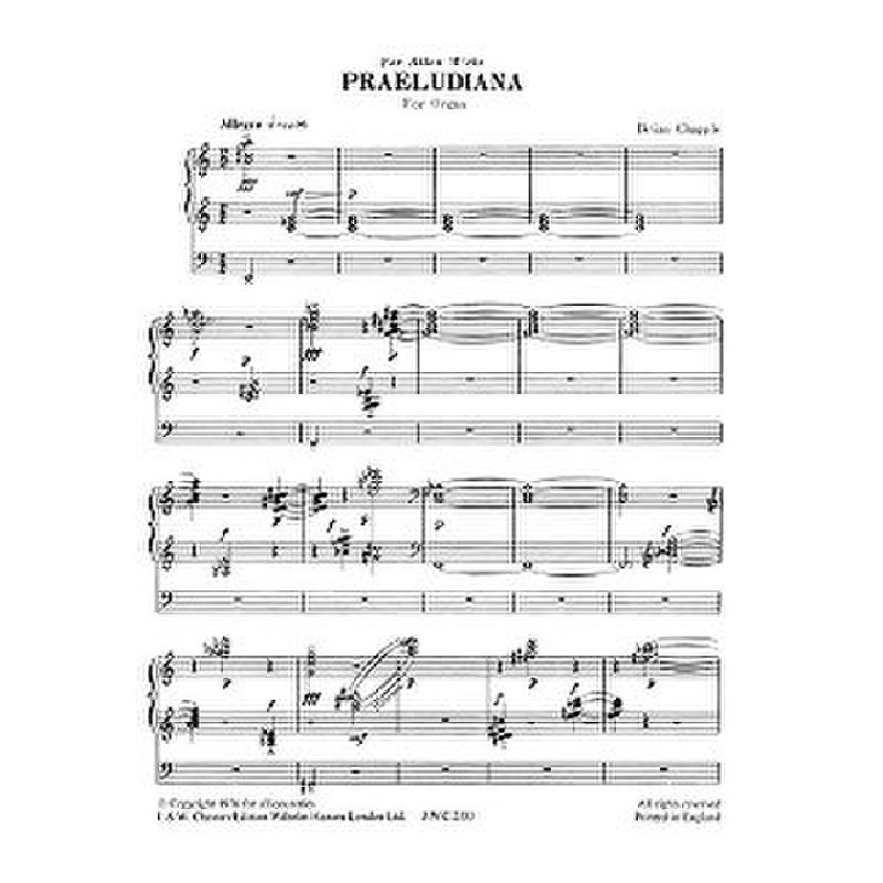 Titelbild für CH 02353 - PRAELUDIANA