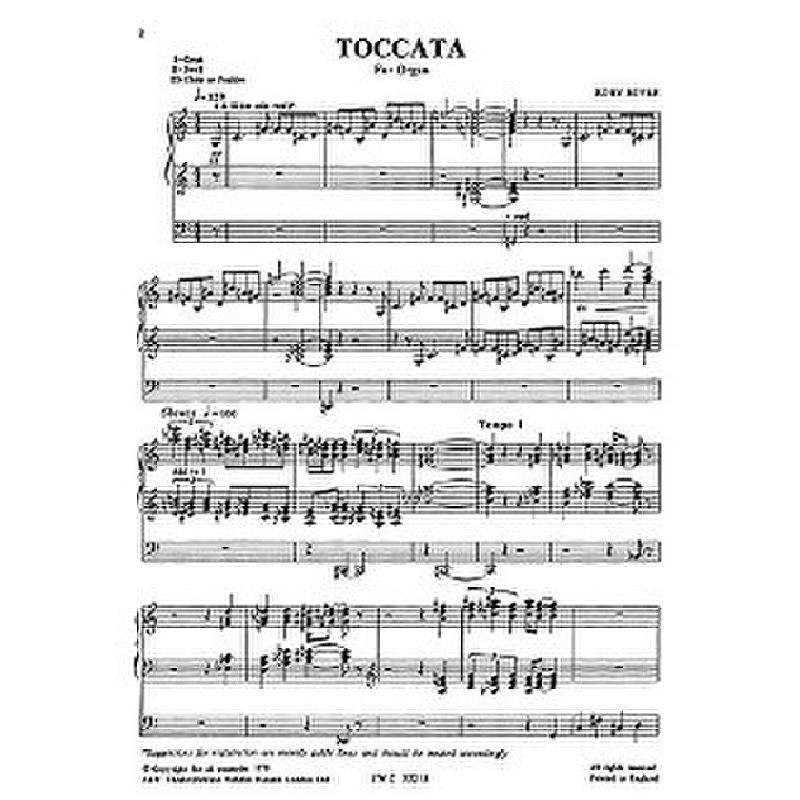Titelbild für CH 55218 - TOCCATA
