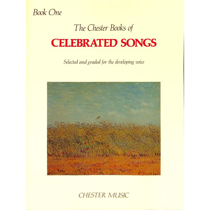 Titelbild für CH 55317 - CHESTER BOOK OF CELEBRATED SONGS 1