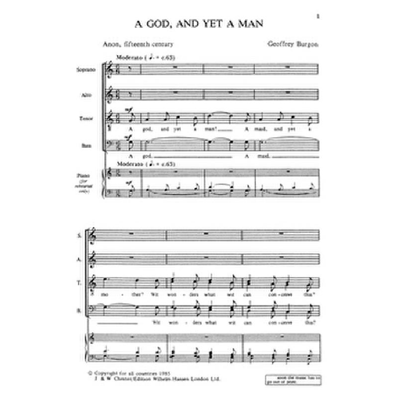 Titelbild für CH 60861 - A GOD + YET A MAN