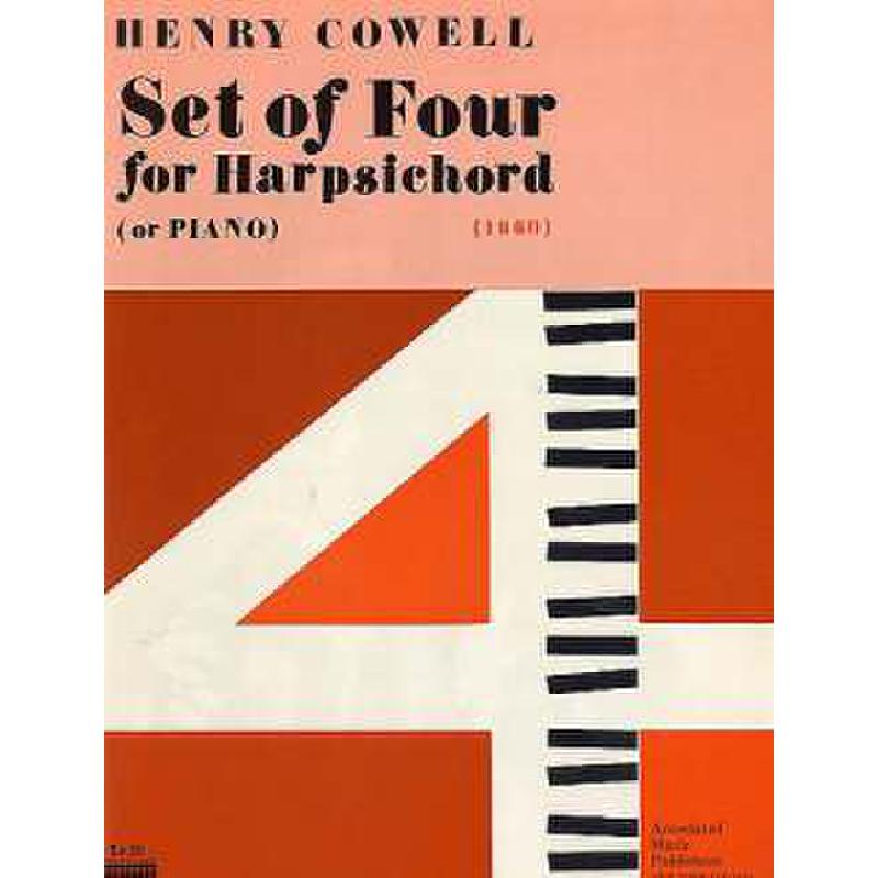 Titelbild für GS 23580 - SET OF 4 FOR HARPSICHORD OR PIANO