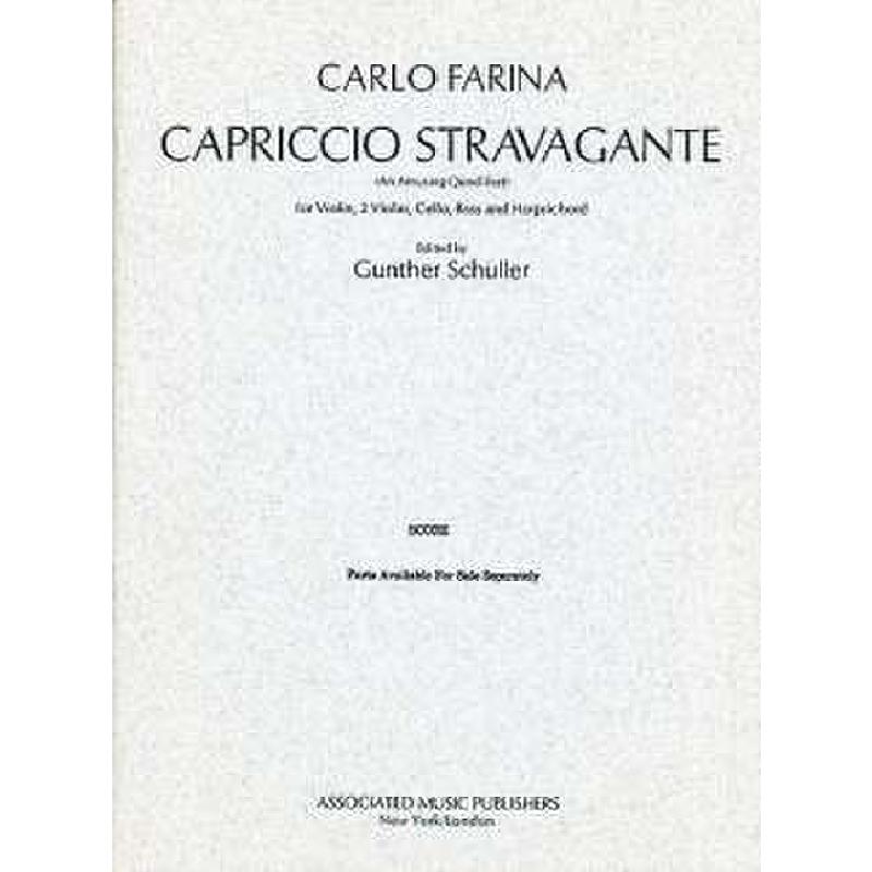 Titelbild für GS 23909 - CAPRICCIO STRAVAGANTE