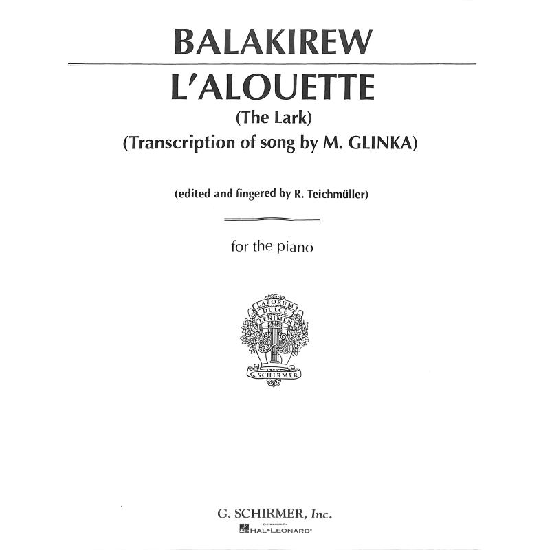 Titelbild für GS 26777 - L'ALOUETTE (THE LARK)