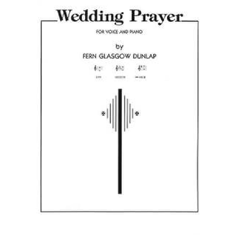 Titelbild für GS 28479 - WEDDING PRAYER