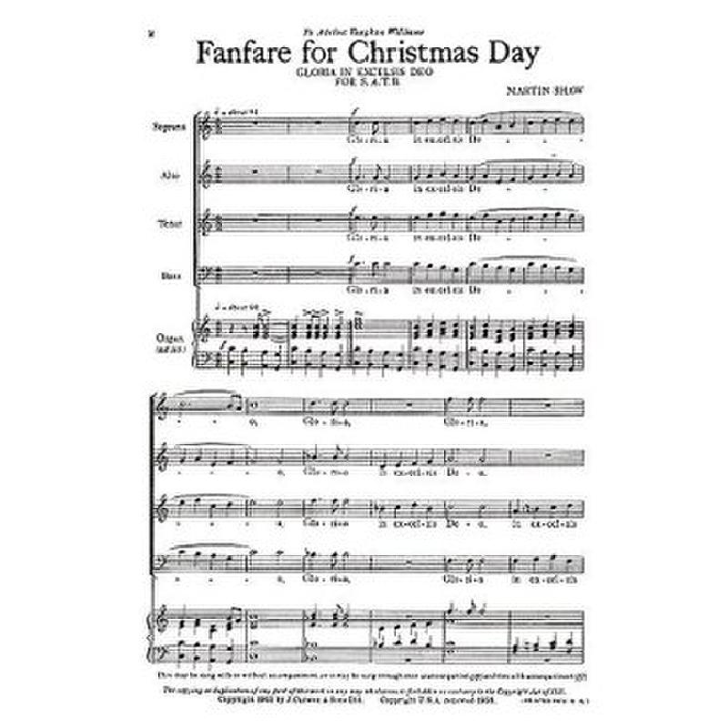 Titelbild für GS 30103 - FANFARE FOR CHRISTMAS DAY