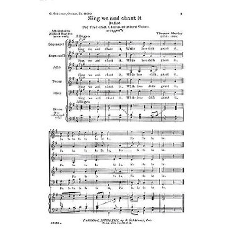 Titelbild für GS 31080 - SING WE + CHANT IT