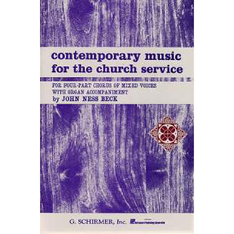Titelbild für GS 33092 - CONTEMPORARY MUSIC FOR THE CHURCH SERVICE