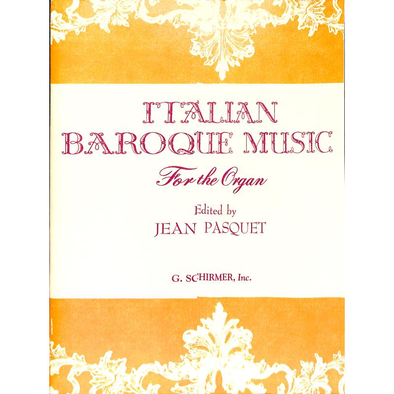 Titelbild für GS 33151 - ITALIAN BAROQUE MUSIC
