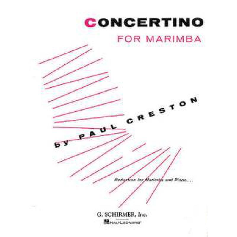 Titelbild für GS 33708 - CONCERTINO MARIMBA + ORCHESTRA