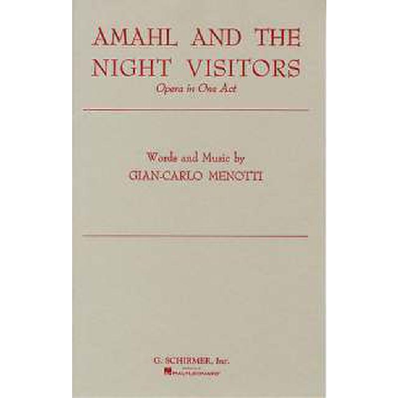 Titelbild für GS 33780 - AMAHL + THE NIGHT VISITORS