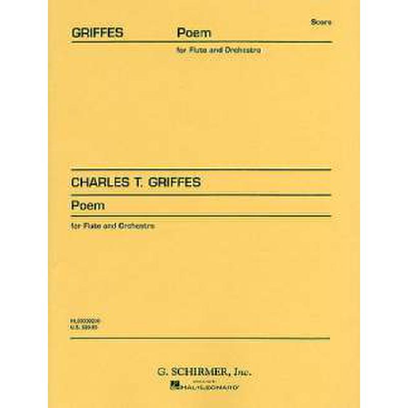 Titelbild für GS 33921 - POEM FOR FLUTE + ORCH