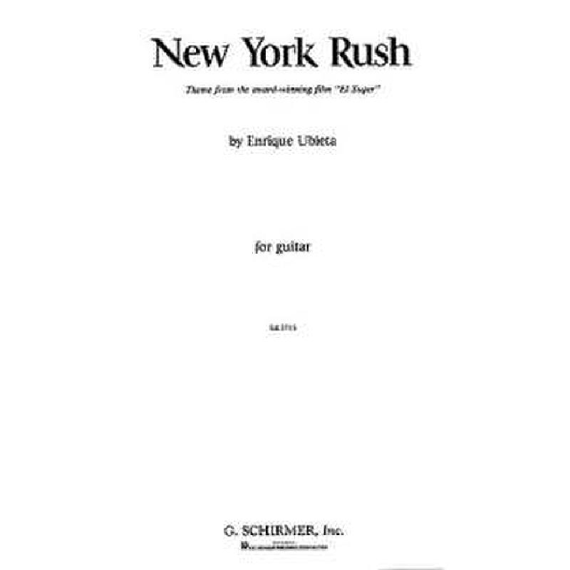 Titelbild für GS 80235 - NEW YORK RUSH FOR GUITAR