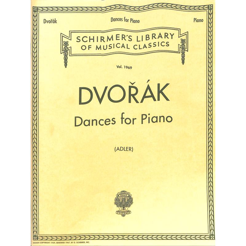 Titelbild für GS 81148 - DANCES FOR PIANO