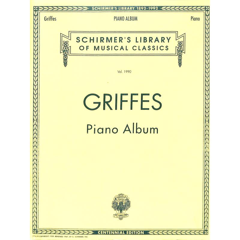 Titelbild für GS 81744 - PIANO ALBUM