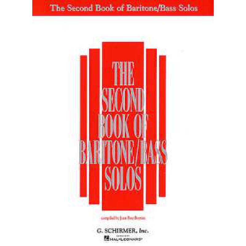 Titelbild für GS 82071 - SECOND BOOK OF BARITONE/BASS SOLOS