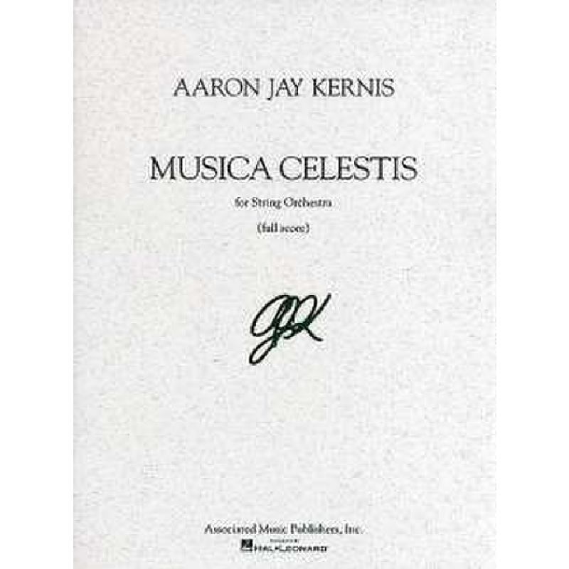 Titelbild für GS 82276 - MUSICA CELESTIS FOR STRING ORCHESTRA