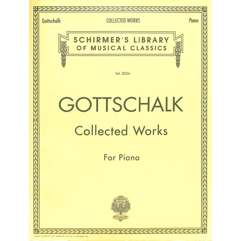 Titelbild für GS 82483 - COLLECTED WORKS FOR PIANO
