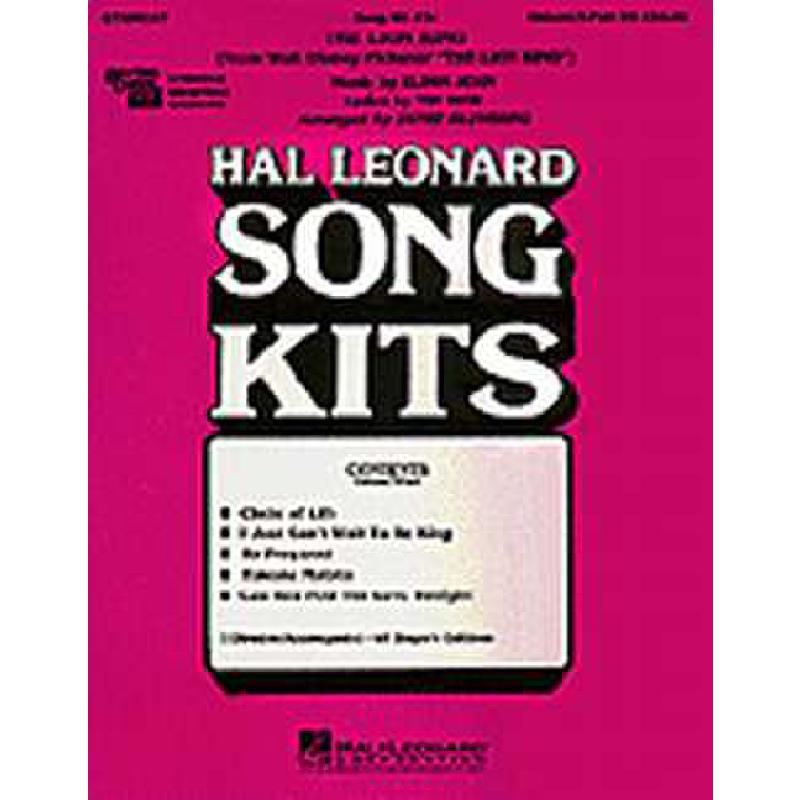 Titelbild für HL 7990108 - THE LION KING - THE SONG KIT 34 UNISION 2 PART