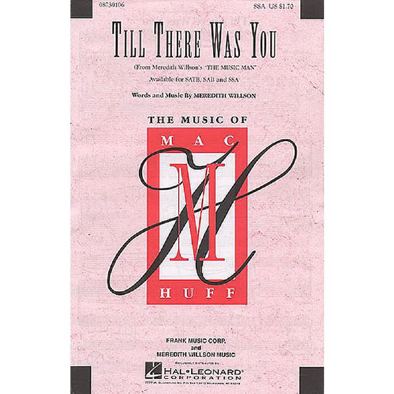 Titelbild für MSAM 930930 - TILL THERE WAS YOU (THE MUSIC MAN)