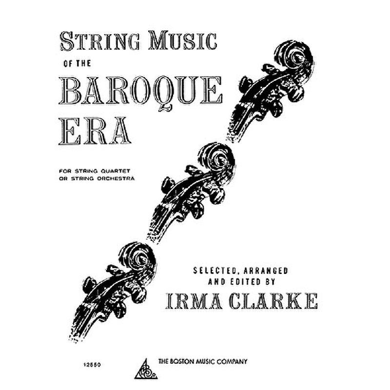 Titelbild für MSBM 10884 - STRING MUSIC BAROQUE ERA STRING ORCHESTRA