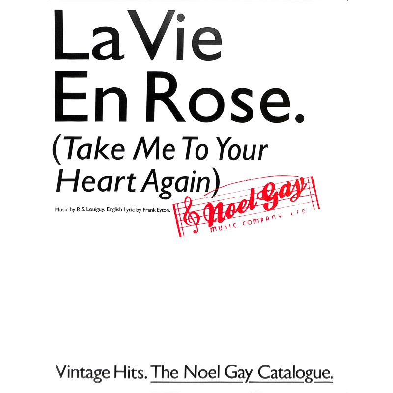 Titelbild für MSNG 10001 - LA VIE EN ROSE (TAKE ME TO YOUR HEART AGAIN)