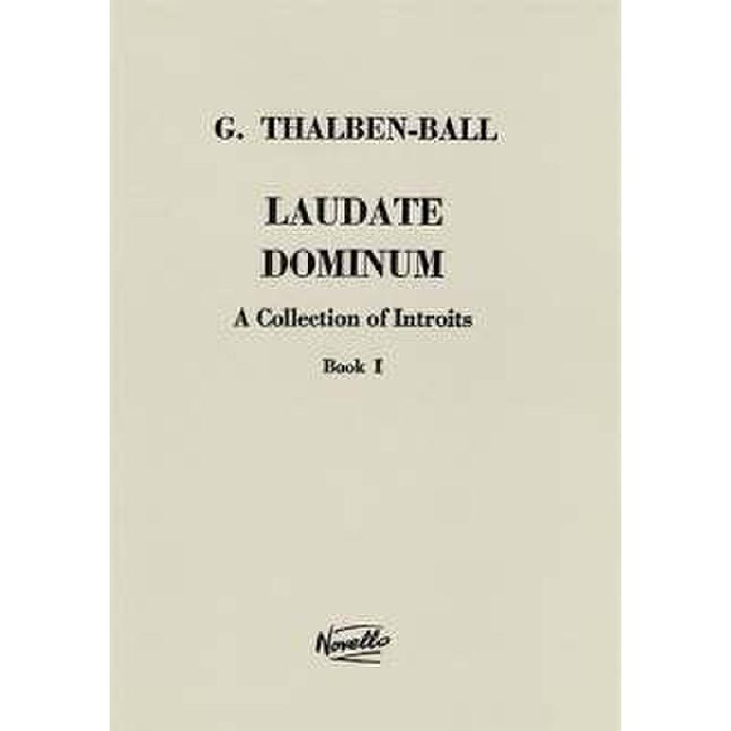 Titelbild für MSNOV 30103 - LAUDATE DOMINUM 34 INTROITS BOOK 1