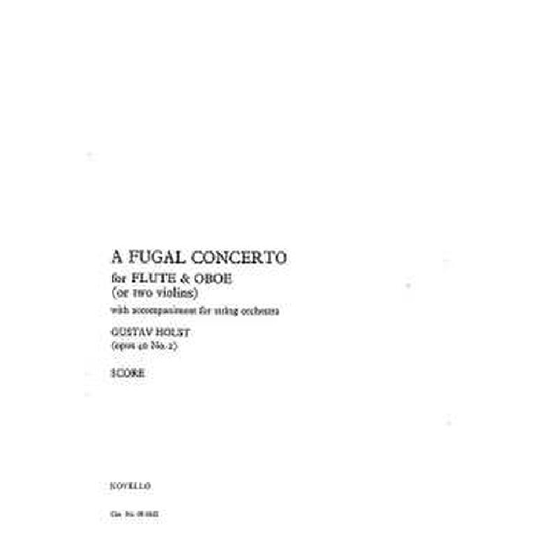 Titelbild für MSNOV 90542 - FUGAL CONCERTO