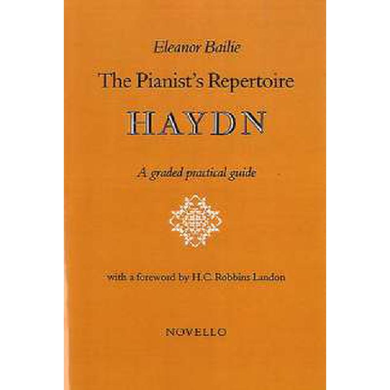 Titelbild für MSNOV 100303 - PIANIST'S REPERTOIRE HAYDN BOOK