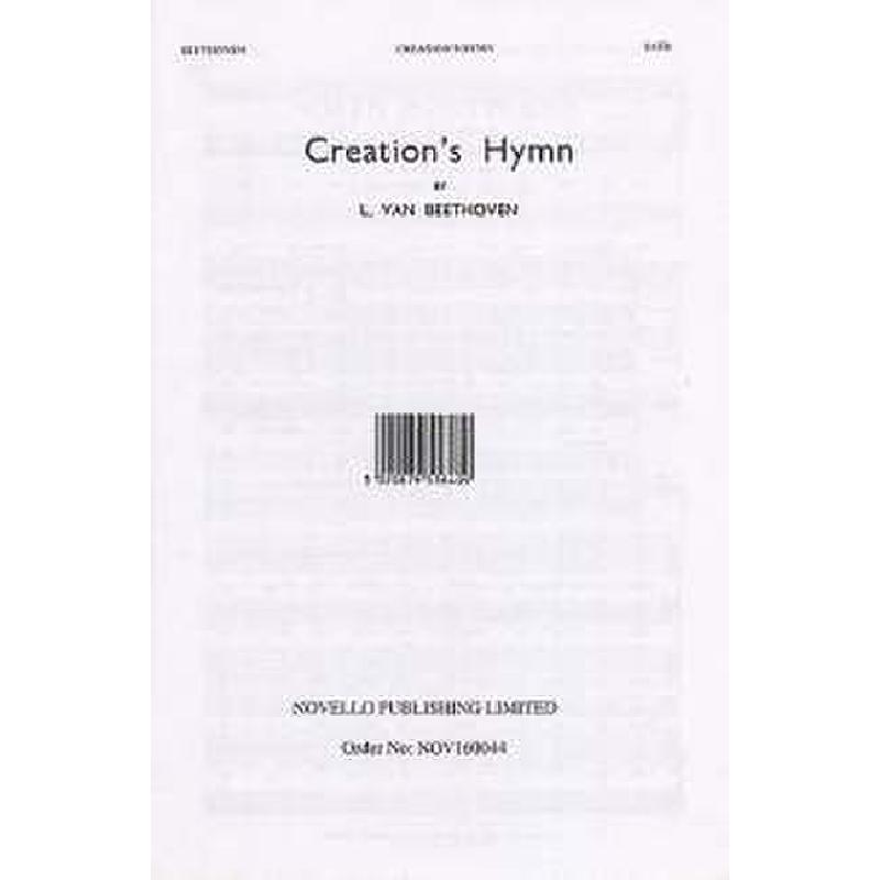 Titelbild für MSNOV 160044 - CREATION'S HYMN