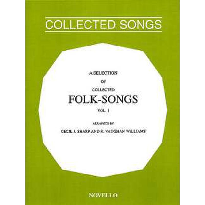Titelbild für MSNOV 190038 - SELECTION OF COLLECTED FOLKSONGS BOOK 1